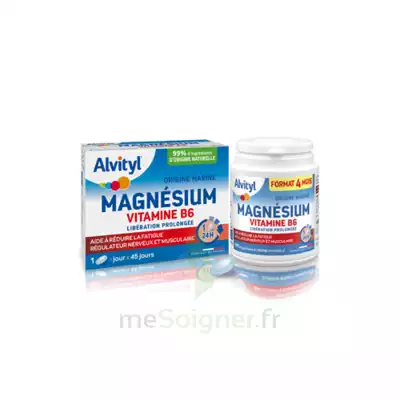 Acheter Alvityl Magnésium Vitamine B6 Libération Prolongée Comprimés LP B/45 à LYON